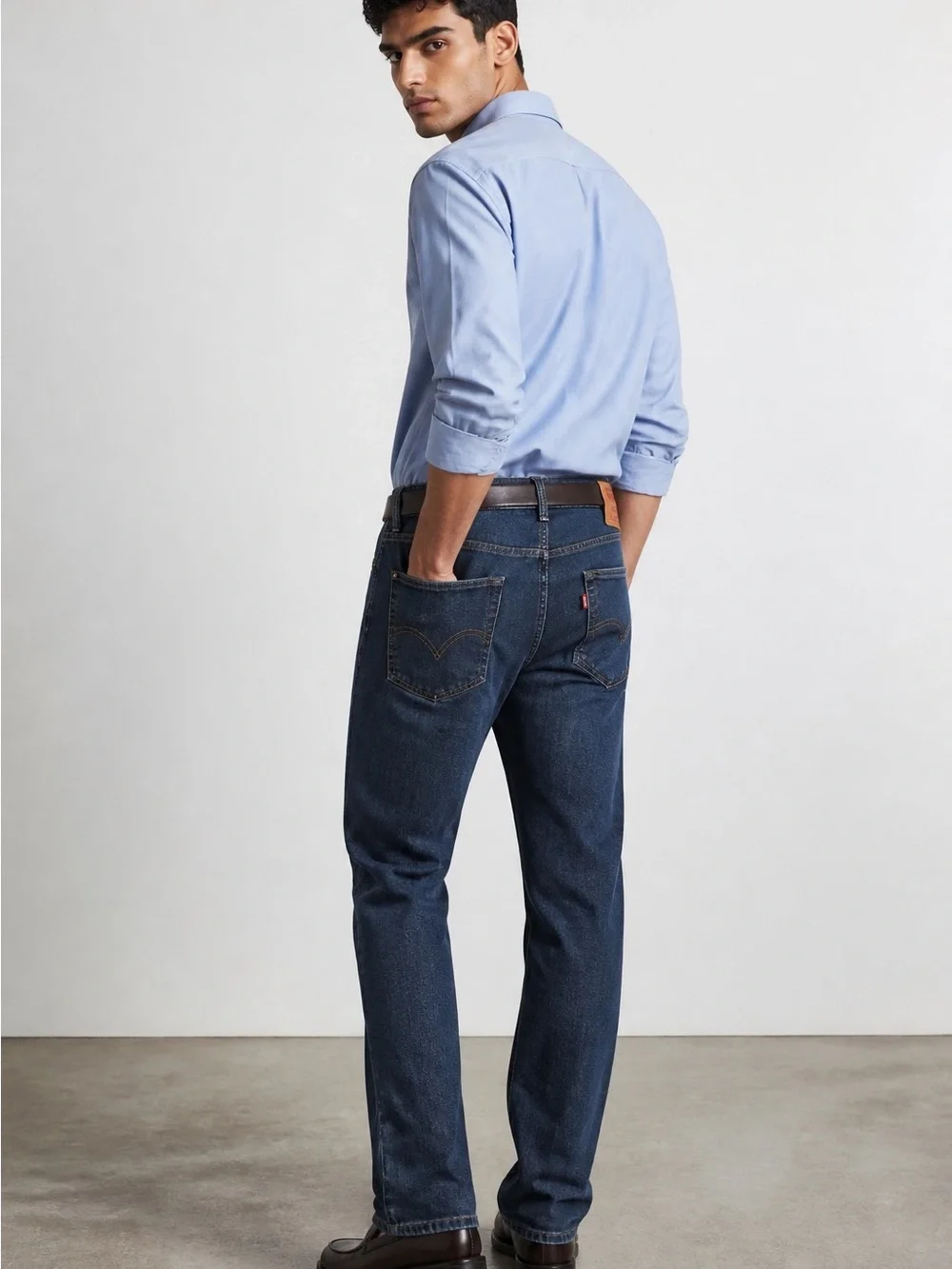 Levi's  Men's Jeans - Deep Blue Denim